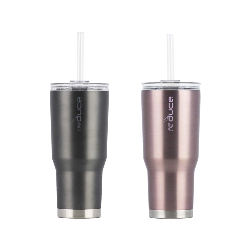 Reduce Cold 1 Tumbler Pink and Black 24 oz - Image 1
